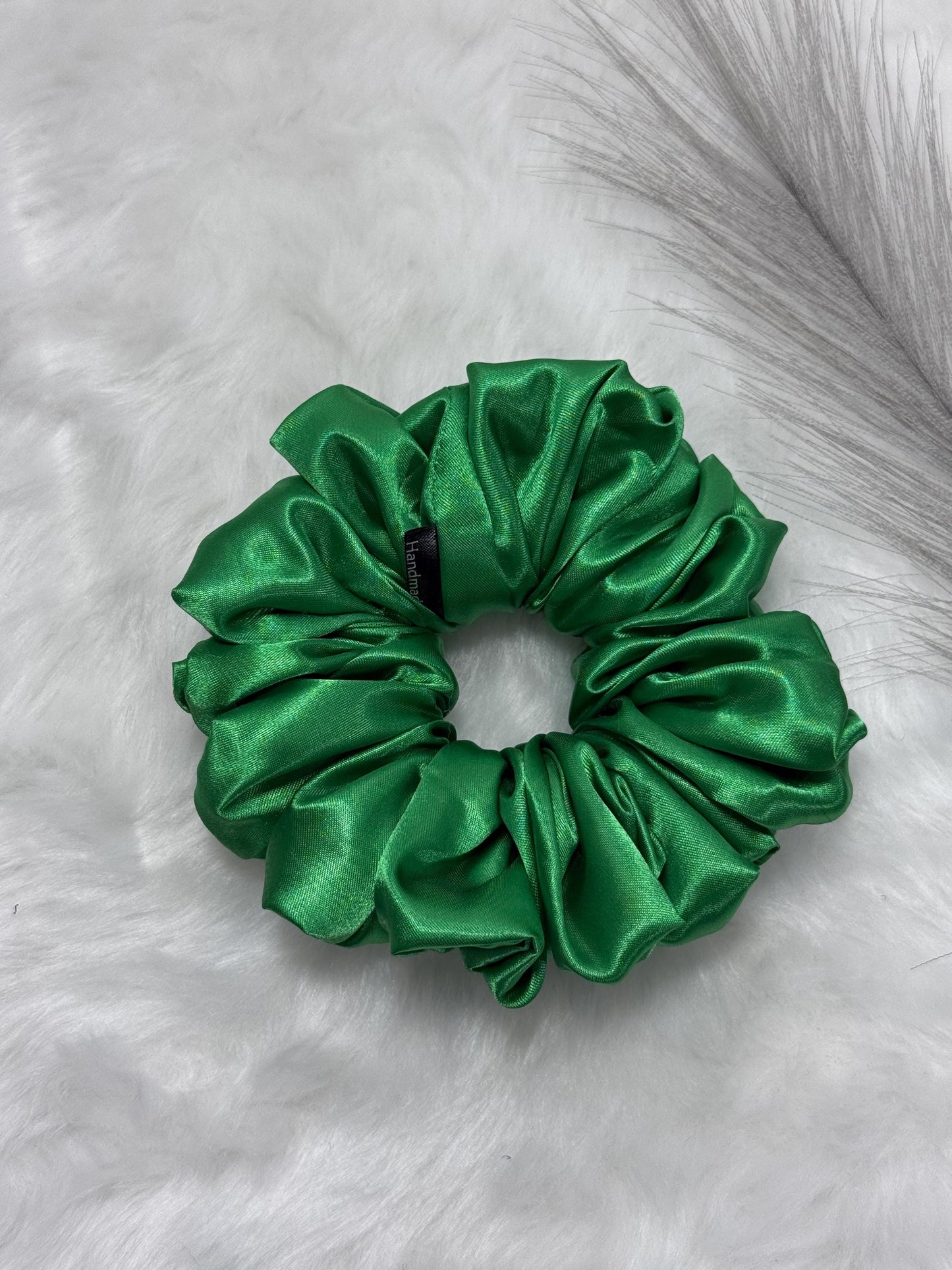 Luxury Handmade scrunchies, Silky satin scrunchies, Elegant scrunchies, Large scrunchies,Women Hair accessories,