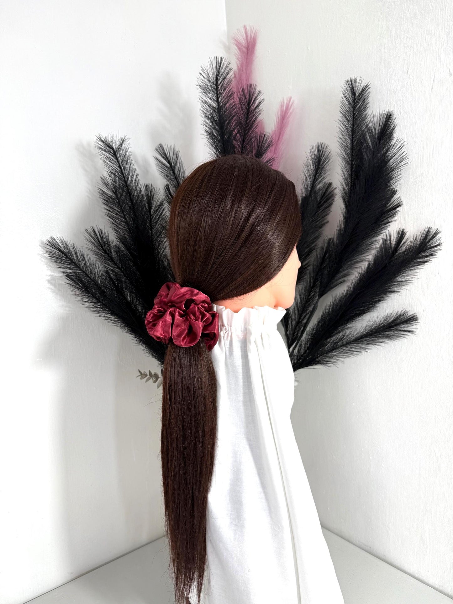 Luxury Handmade scrunchies, Silky satin scrunchies, Elegant scrunchies, Large scrunchies,Women Hair accessories,