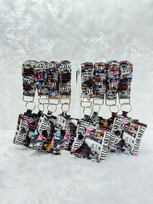 Scrunchie key holder/ Keychain Wristlet Strap Wristband Variety  Loop keychain / wristlet / Coin pouch / keychain wallet /