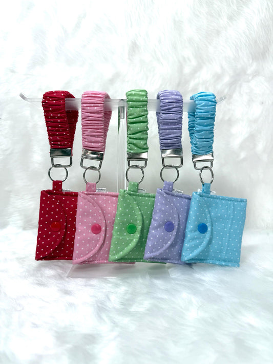 Scrunchie key holder/ Keychain Wristlet Strap Wristband Variety / Cute lanyard / Loop keychain / wristlet / Coin pouch / keychain wallet /