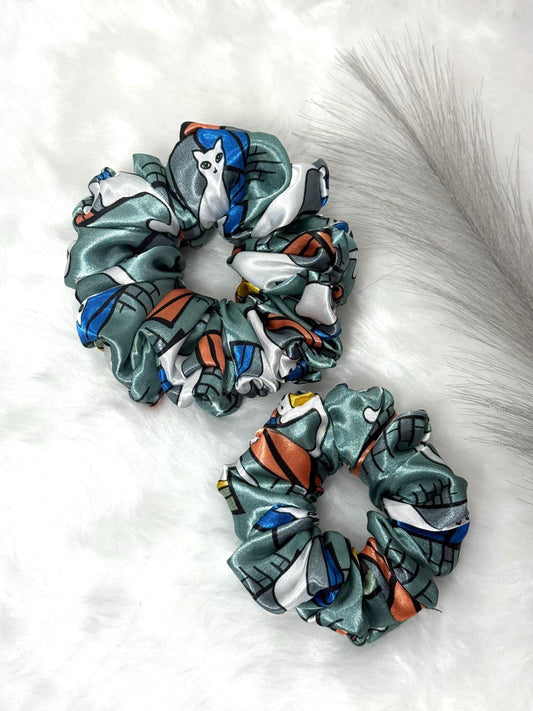 Scrunchies, Scrunchies gift Set, Silky Satin Scrunchies, Hair Tie, Birthday Gift, Hair accessories, Wedding gift, Mother's gift