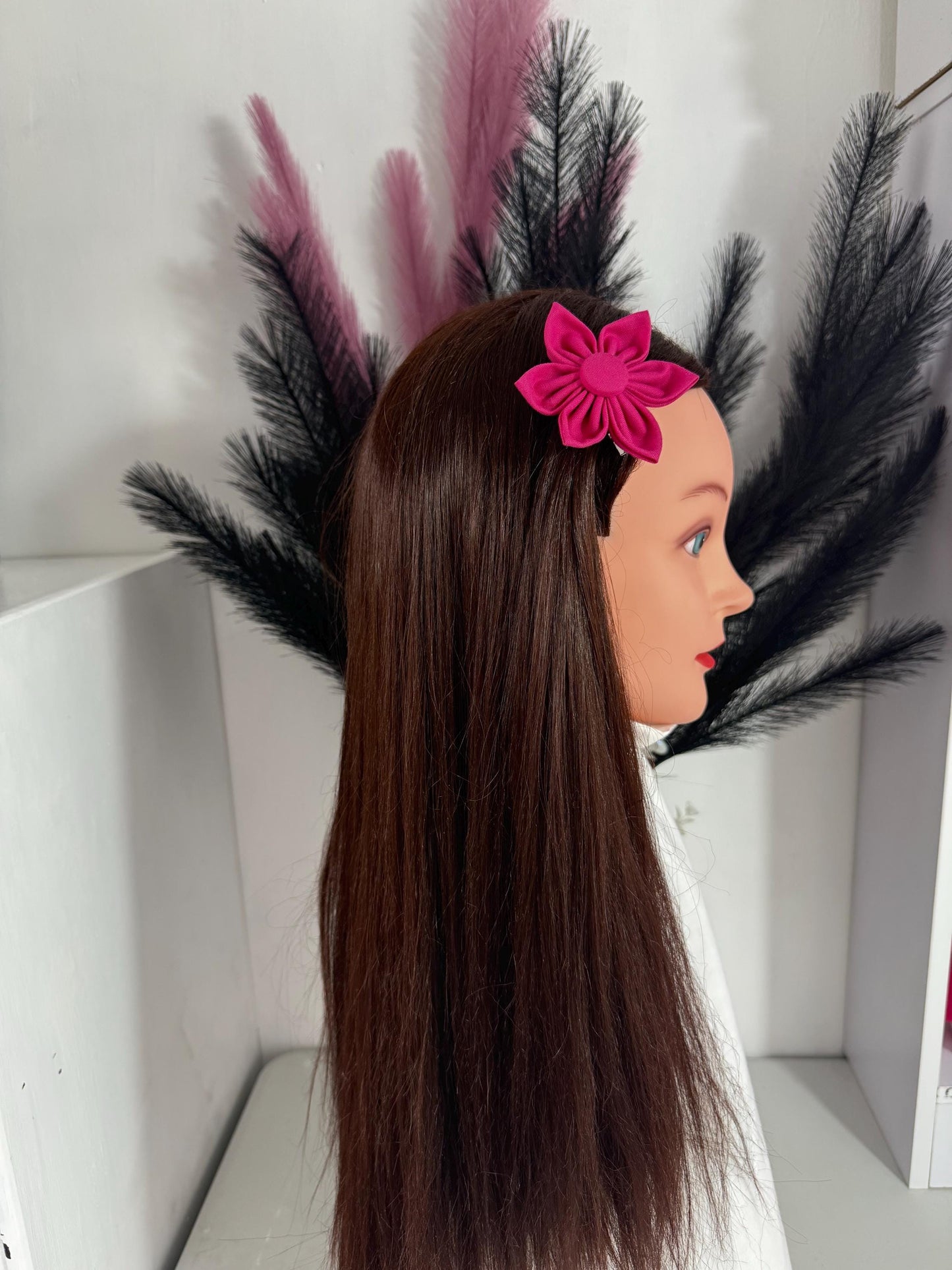 Handmade Hairclips/Flower hair clips/ Daisy hairclips/ Broch/ Hat decoration