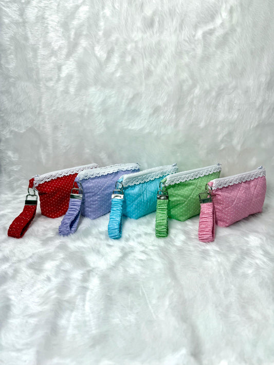 Make up pouch/ Make up pouch with key holder