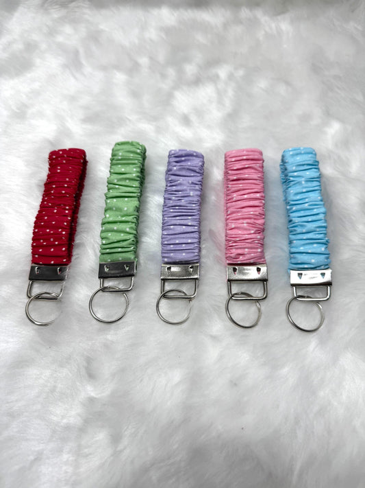 Scrunchie key holder/Scrunchie Key ring holder/Key chain Holder/ Wristlet keychain Holder