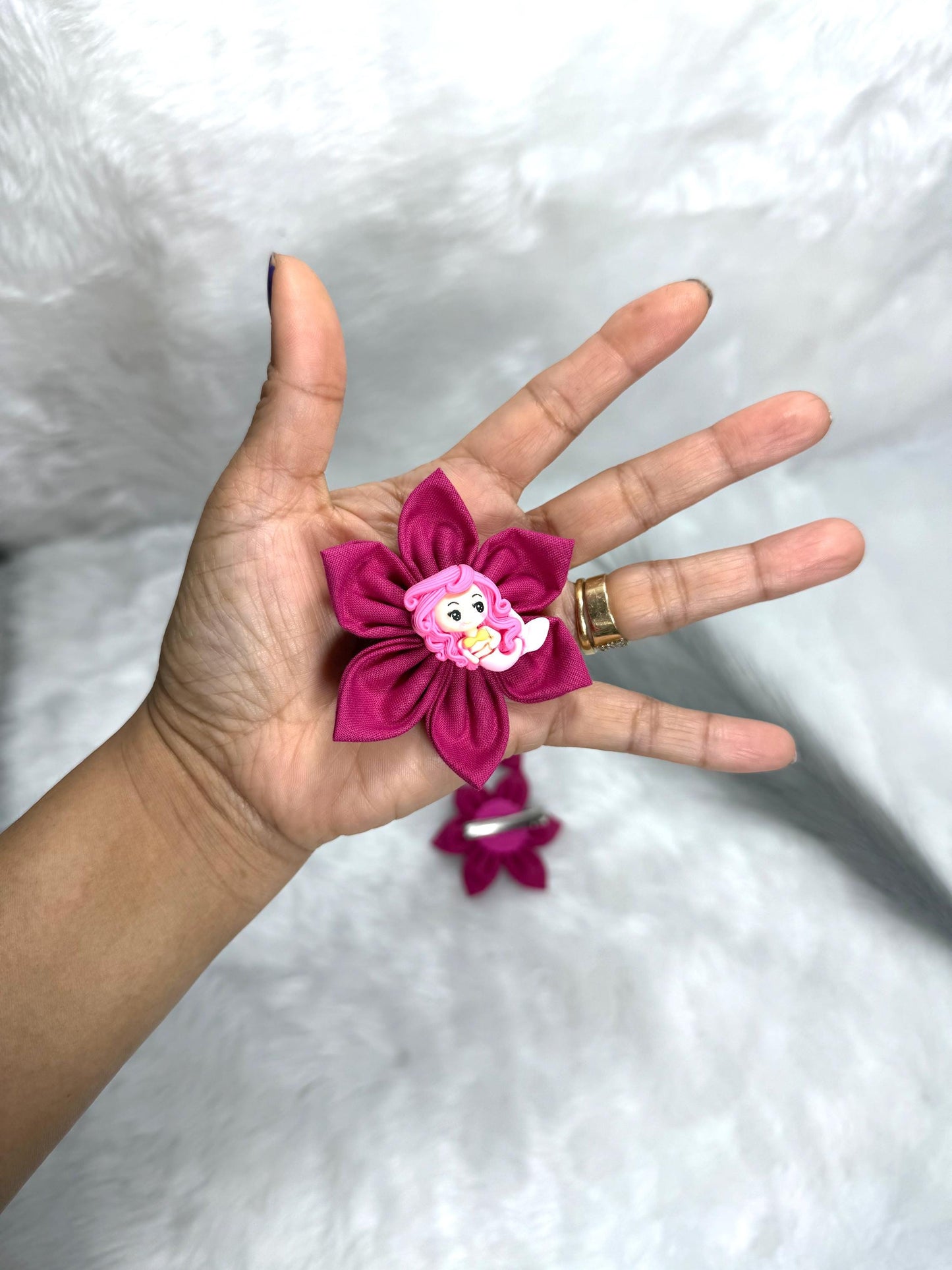 Handmade Hairclips/Flower Hairclips/Daisy Hairclips/Girls Hairclips/