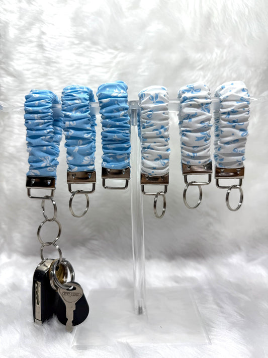 Scrunchie key holder/ Keychain Wristlet Strap Wristband Variety / Loop keychain / wristlet /