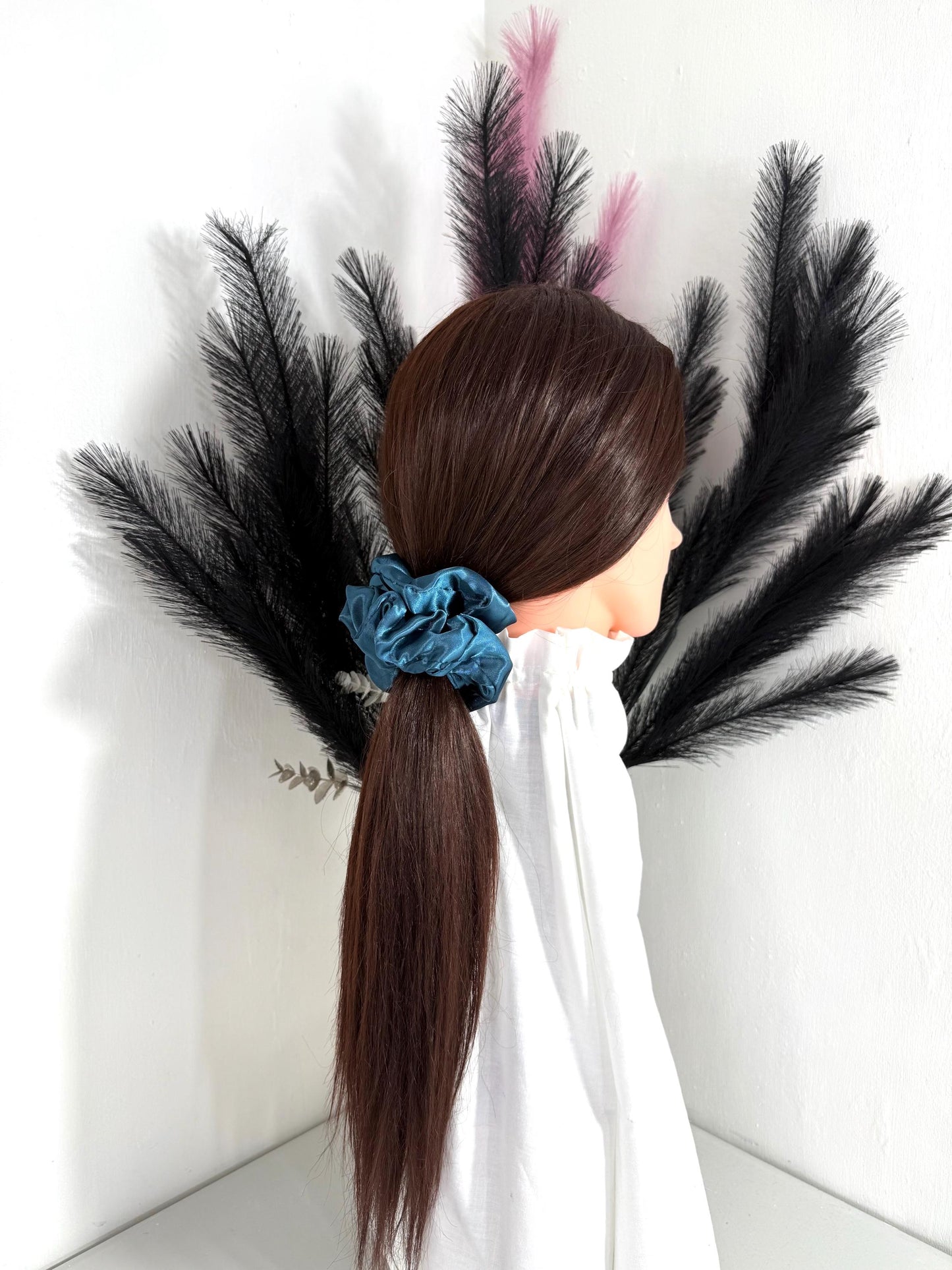 Luxury Handmade scrunchies, Silky satin scrunchies, Elegant scrunchies, Large scrunchies,Women Hair accessories,