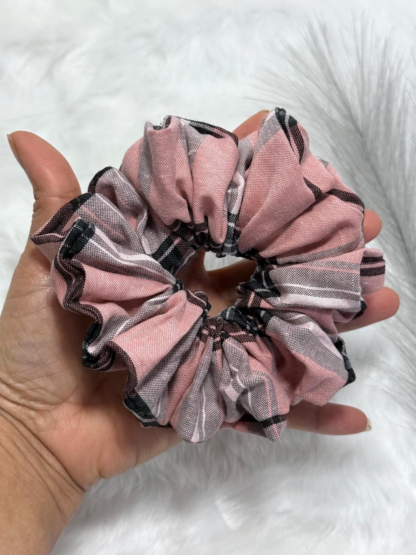 Large cotton scrunchies, Handmade hair scrunchies. Luxury handmade scrunchies, Handmade hair accessories, Ladies hair ties.
