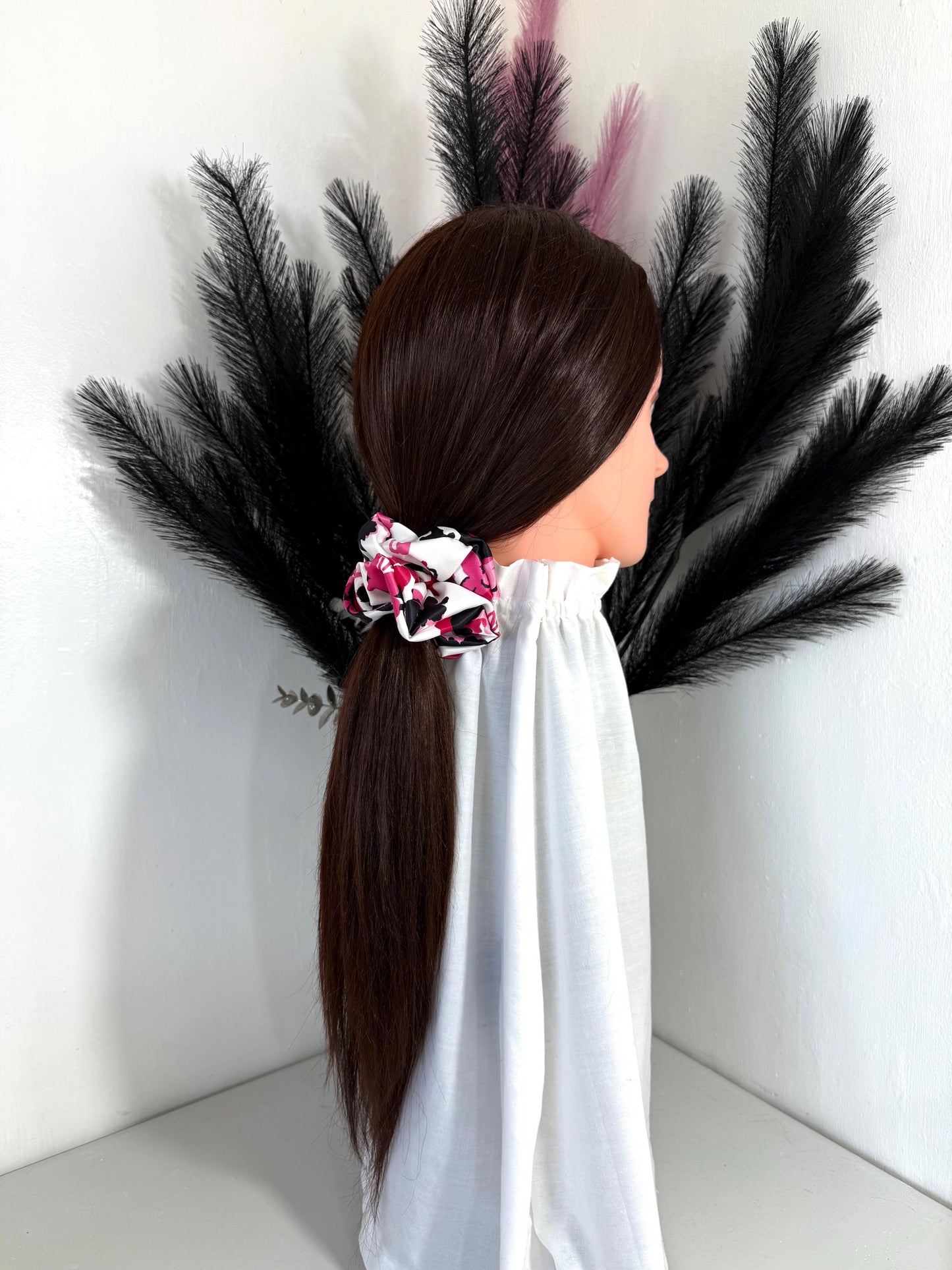 Luxury handmade scrunchies, Elegant scrunchies, Silky satin scrunchies, Elegant hair tie.