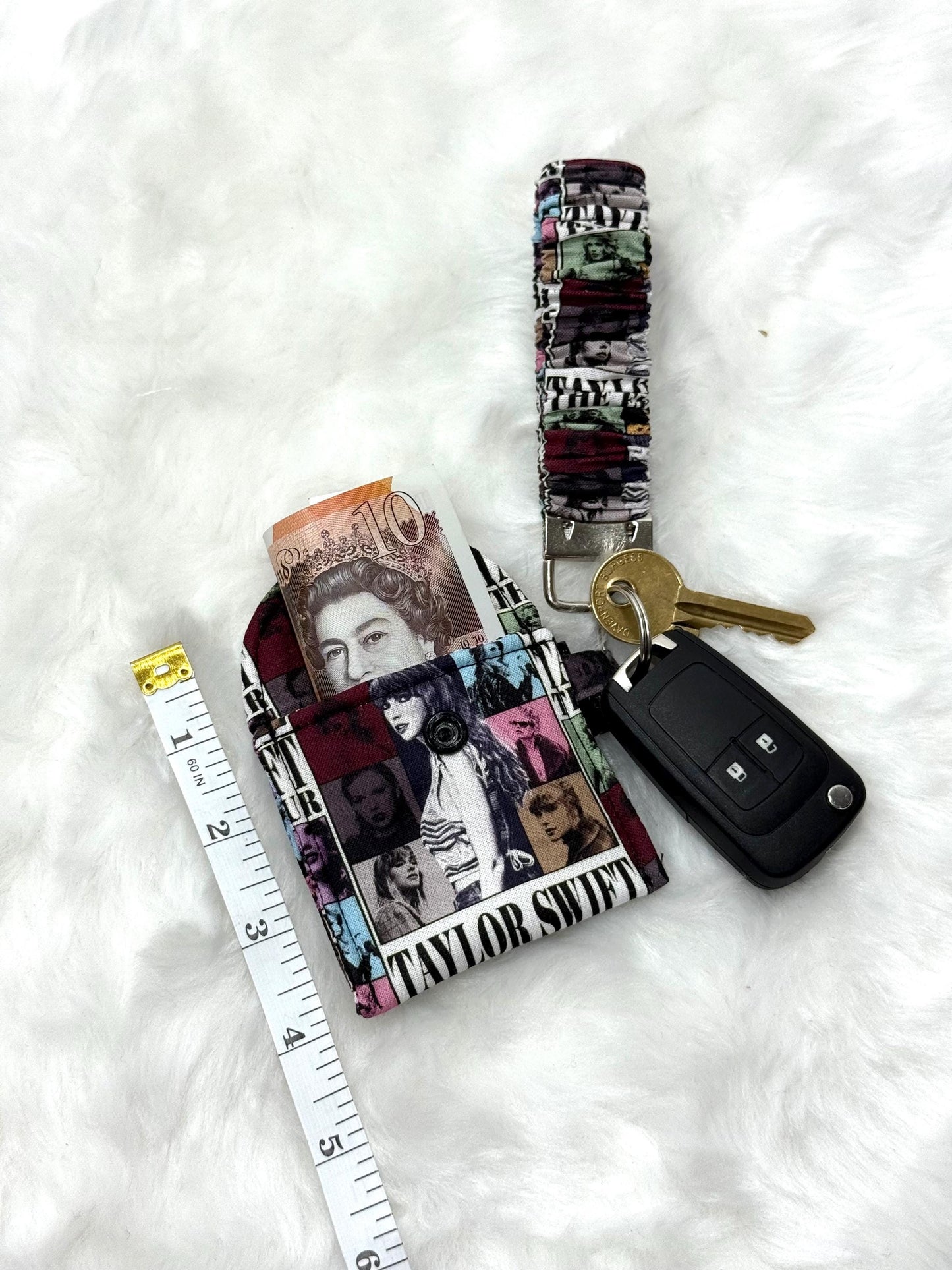 Scrunchie key holder/ Keychain Wristlet Strap Wristband Variety  Loop keychain / wristlet / Coin pouch / keychain wallet /