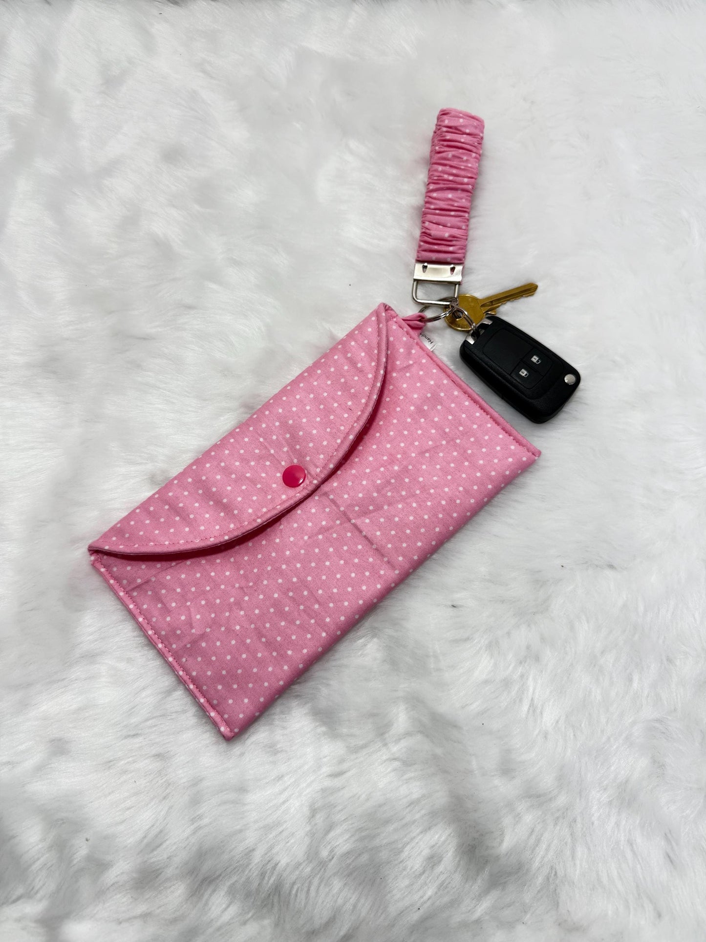 Key holder with wallet/ Keyring holder with pouch/Padded wallet
