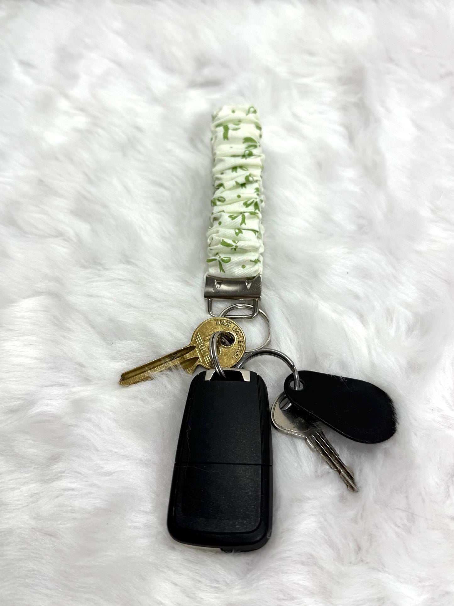 Scrunchie key holder/ Keychain Wristlet Strap Wristband Variety / Loop keychain / wristlet /