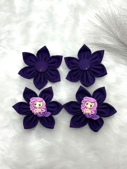 Handmade Hairclips/Flower hair clips/ Daisy hairclips